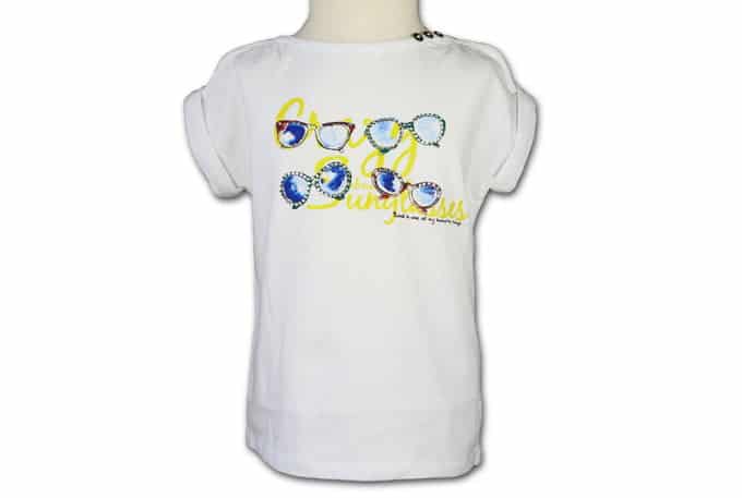 Rumbl meisjes shirt wit sunglasses