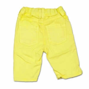 Zero2Three meisjes baby spijkerbroekje neon yellow-25619