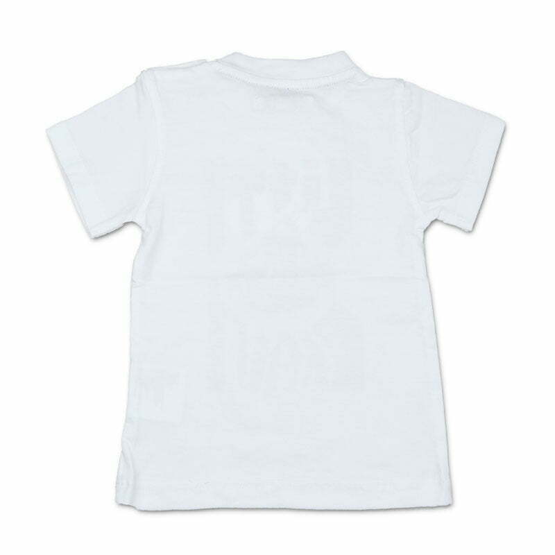 Zero2three jongens baby shirt brigt white vis-25621