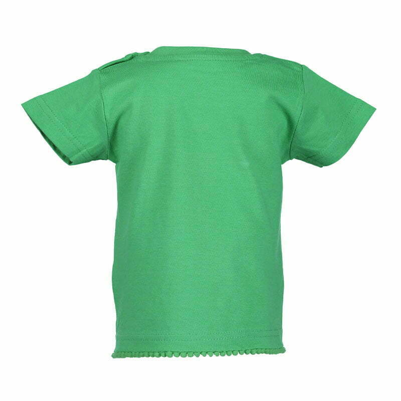 Blue Seven groen meisjes baby shirt Cactus Love met korte mouw -23431