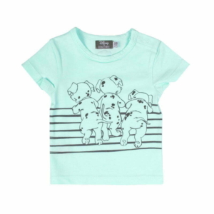 Zero2Three Newborn mint kleurig unisex baby shirt Disney korte mouw -0