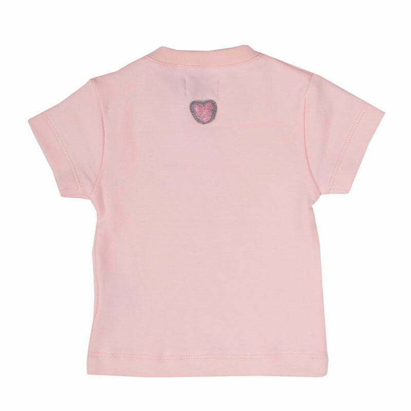 Zero2Three Newborn roze meisjes baby shirt Giraffe korte mouw-26500