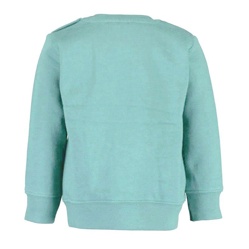 Blue Seven mint kleurige jongens baby sweater Arctic Explorer-27240