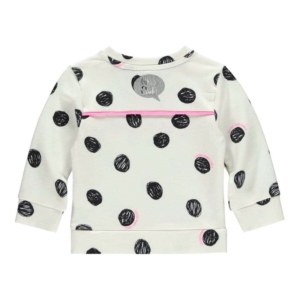 Quapi off-white gestipte meisjes baby sweater Mara maat 68-27095