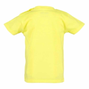 Blue Seven baby t shirt Born to race geel korte mouw-28158