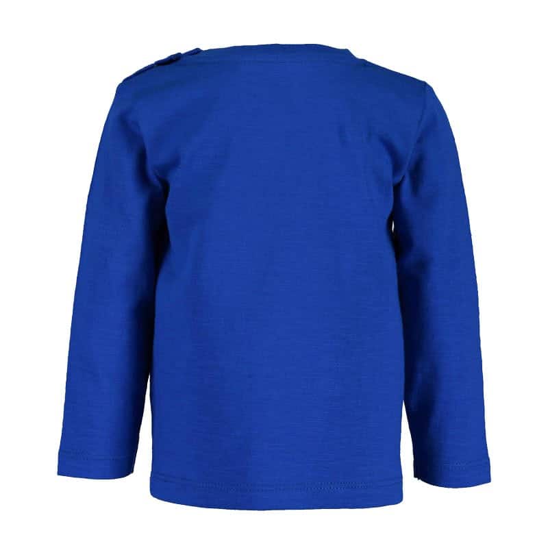 Blue Seven baby shirt Born to race kobaltblauw lange mouw-28146