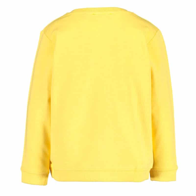 Blue Seven sweater met paarden print geel-28102