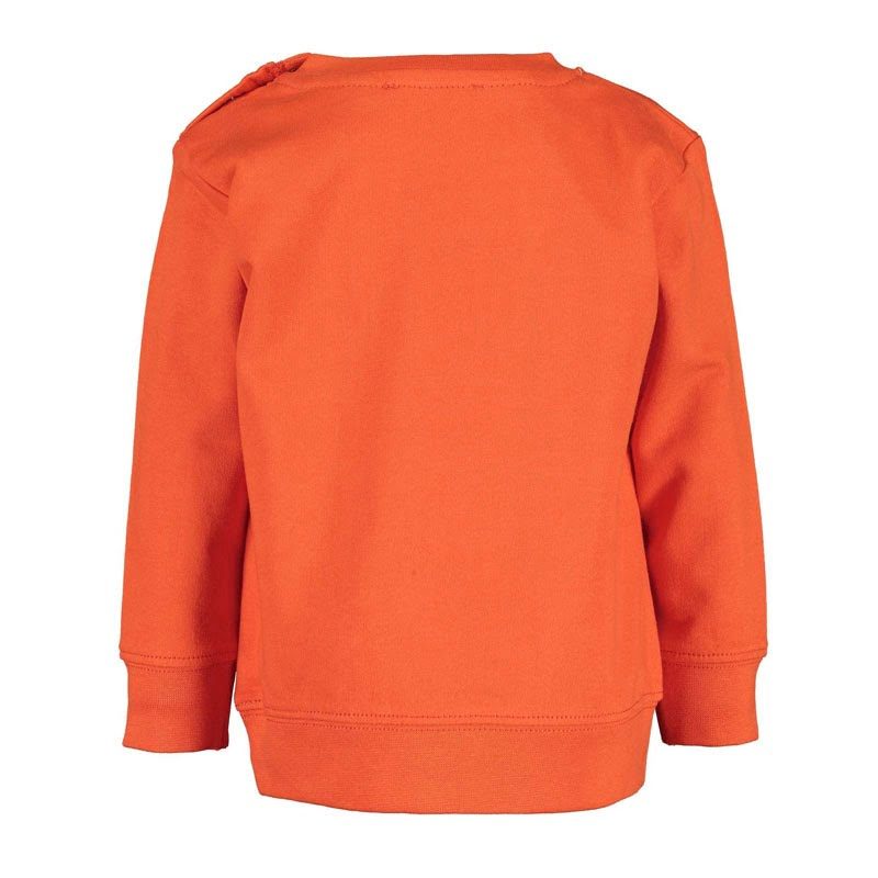 Blue Seven sweater Keep us Wild oranje-28470