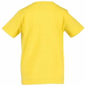Blue Seven shirt it's a Cool Life geel korte mouw-28224