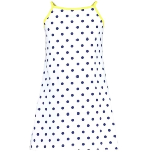 Blue Seven jurk wit gestipt-28809