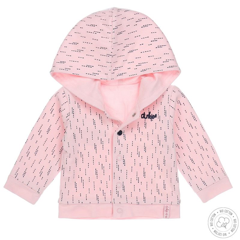 Geborduurd vest Witte roze jas voor meisjes Kleding Meisjeskleding Babykleding voor meisjes Truien 