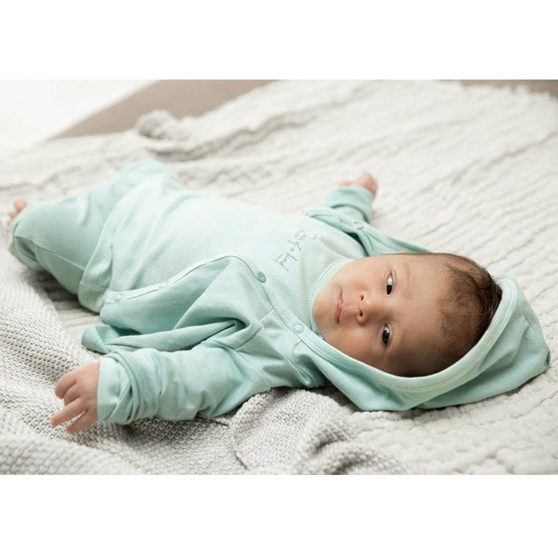 Dirkje newborn 3 delig grijsgroen unisex baby setje-28586