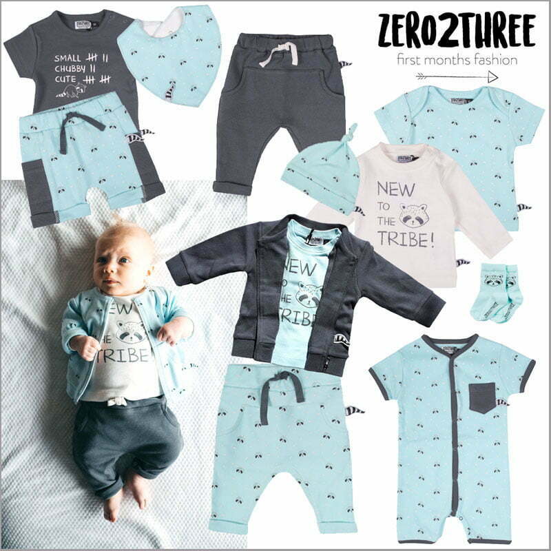 Zero2three Jongens Babykleding Wasbeer Klein