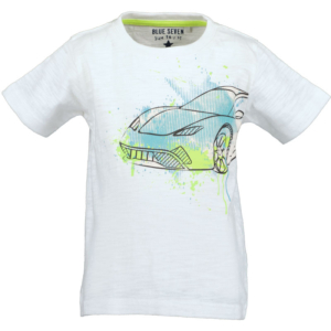 Blue Seven Jongens T Shirt Future Cars Wit